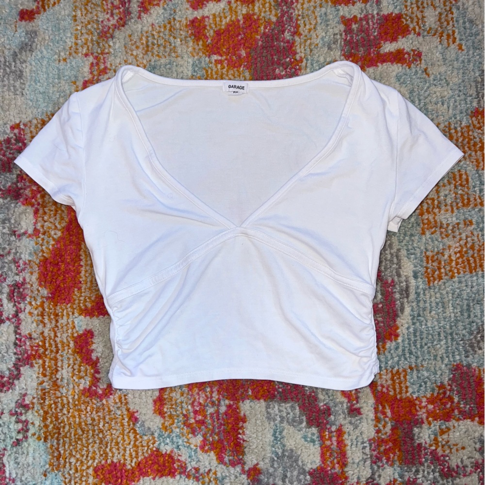 garage - white short sleeve